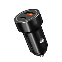 XO car charger CC32 PD QC 3.0 20W 1X USB 1x USB-C black