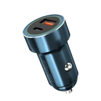 XO car charger CC32 PD QC 3.0 20W 1X USB 1x USB-C blue