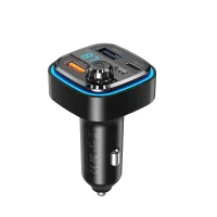 XO transmitter FM BCC08 Bluetooth MP3 car charger 3,1A black