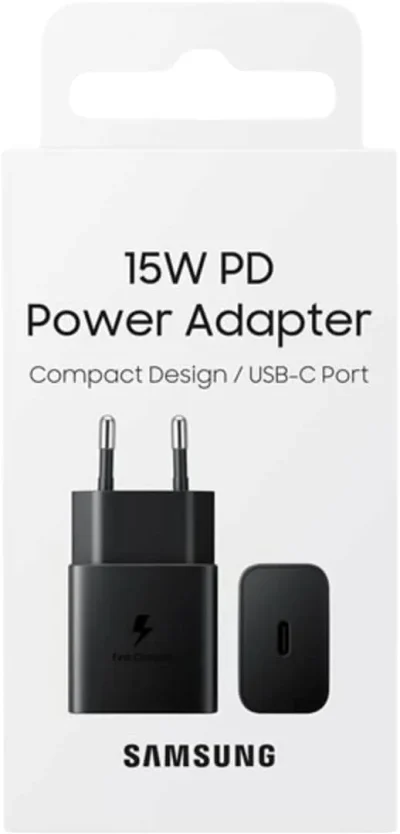 Samsung 15 Watt USB Type-C Fast Charger, Black